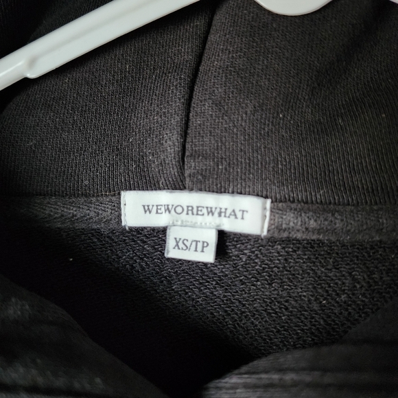 WE WORE WHAT Black hoodie size XS - Picture 6 of 6